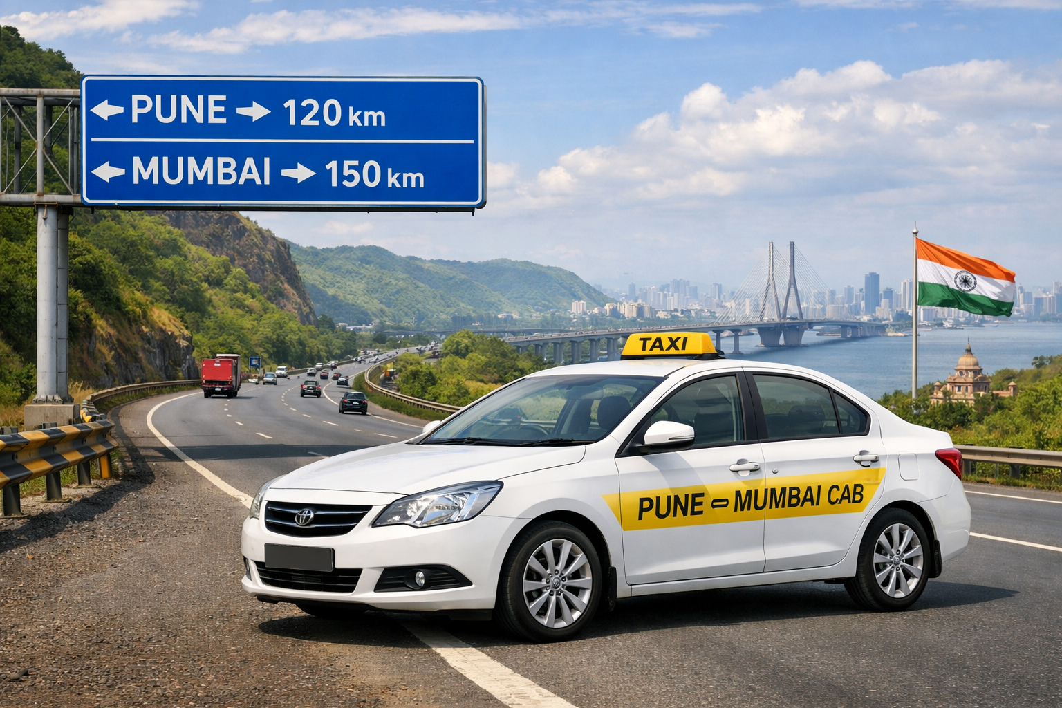 Pune to Mumbai Cab Service